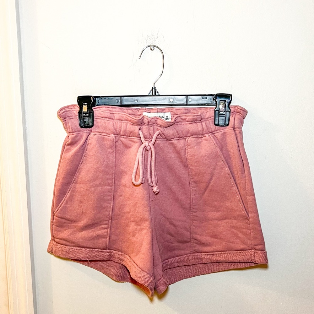Abercrombie & Fitch Pink High Waist Shorts